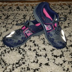 Brooks running shoes well loved but lots of tread